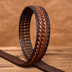 oliver | men's braided leather belt