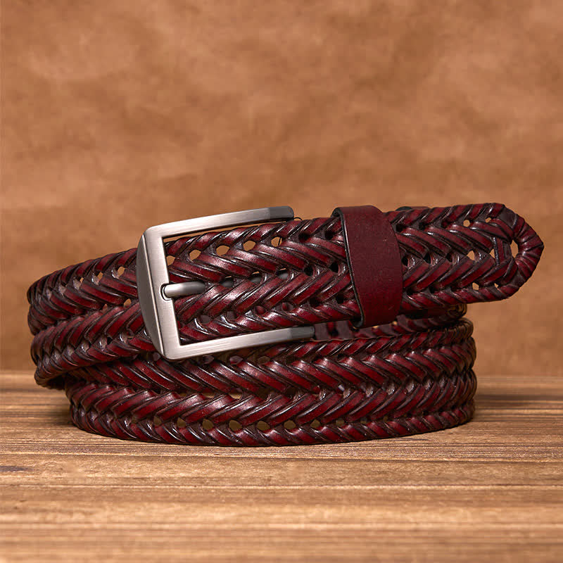 oliver | men's braided leather belt