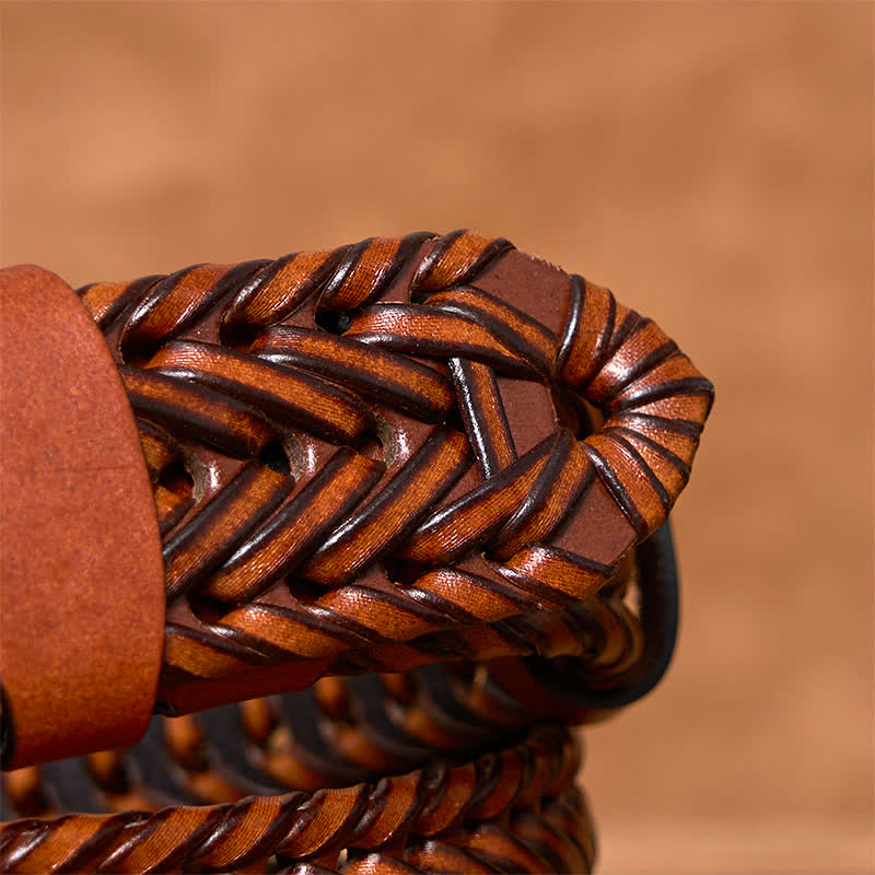 oliver | men's braided leather belt