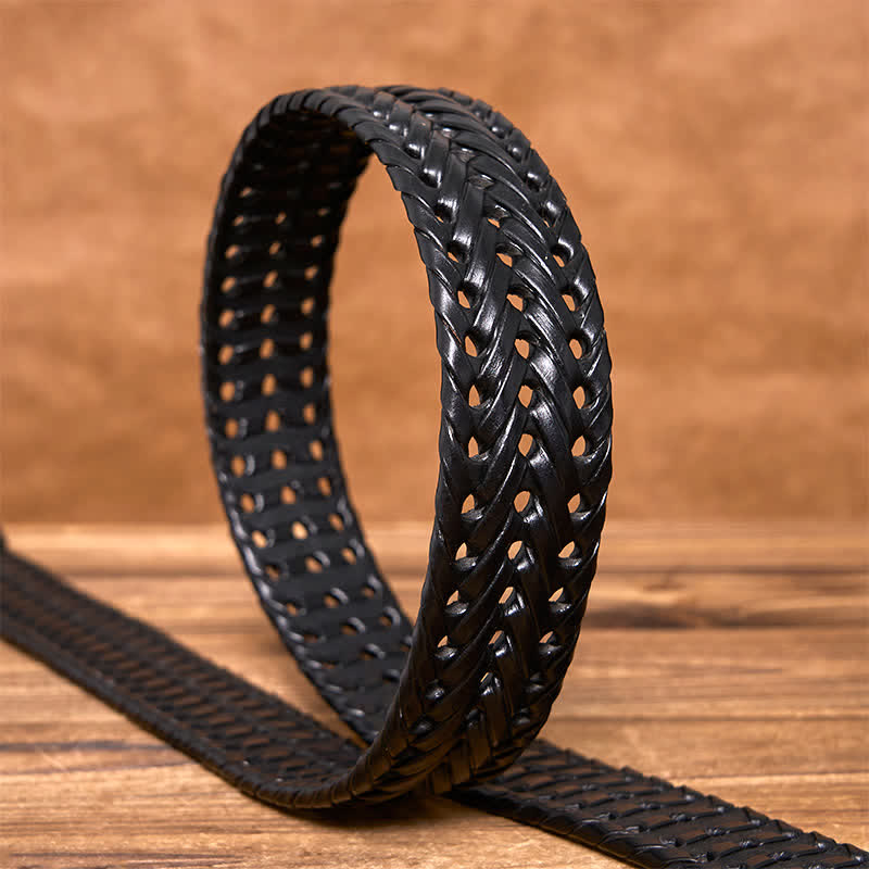 oliver | men's braided leather belt
