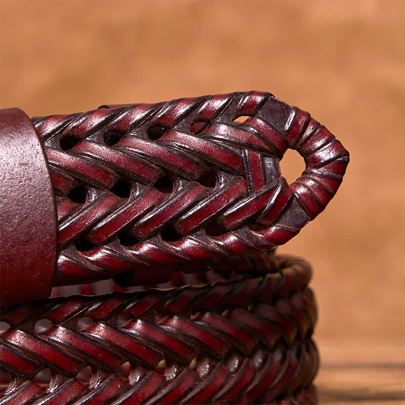 oliver | men's braided leather belt