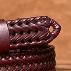 oliver | men's braided leather belt