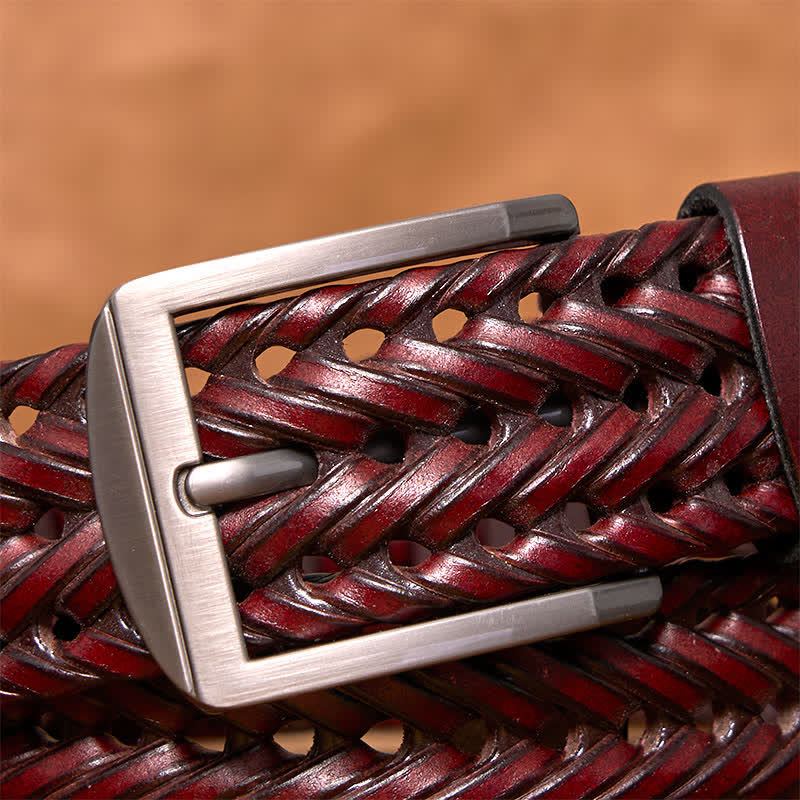 oliver | men's braided leather belt