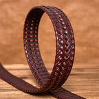 oliver | men's braided leather belt