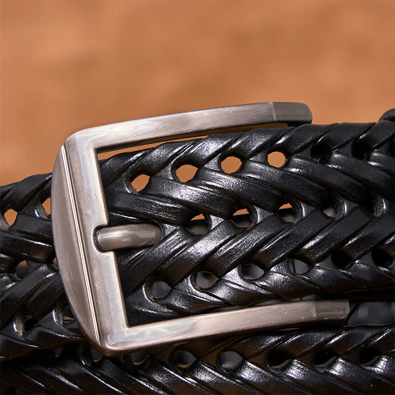 oliver | men's braided leather belt