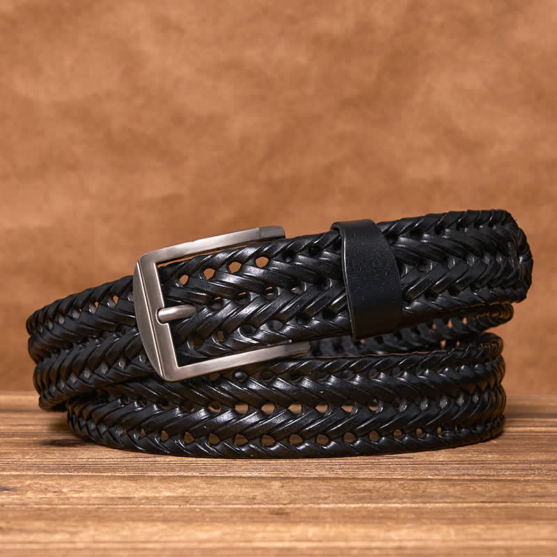 oliver | men's braided leather belt