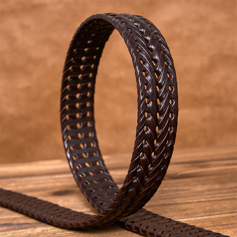 oliver | men's braided leather belt