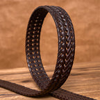 oliver | men's braided leather belt