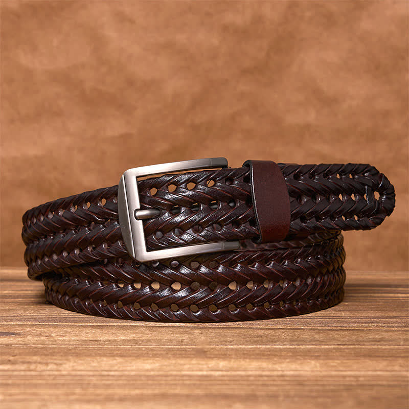 oliver | men's braided leather belt