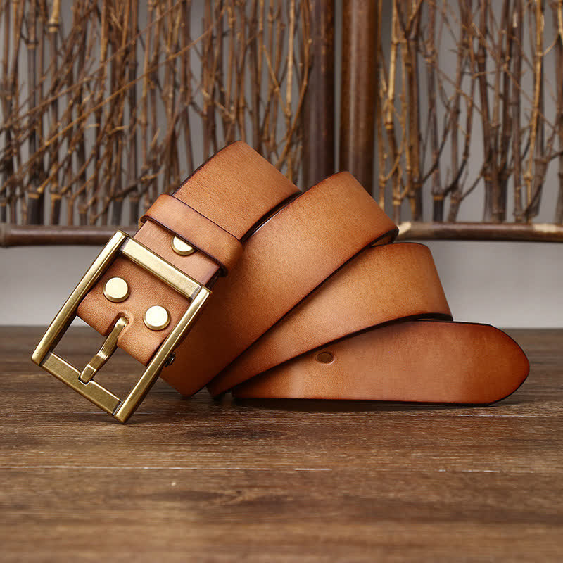 oscar | men's stud detail leather belt