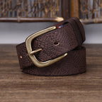 oscar | men's snakeskin grain leather belt
