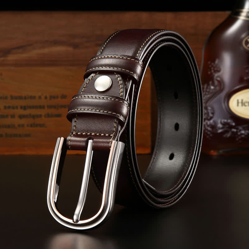 oliver | men's reversible leather belt coffee