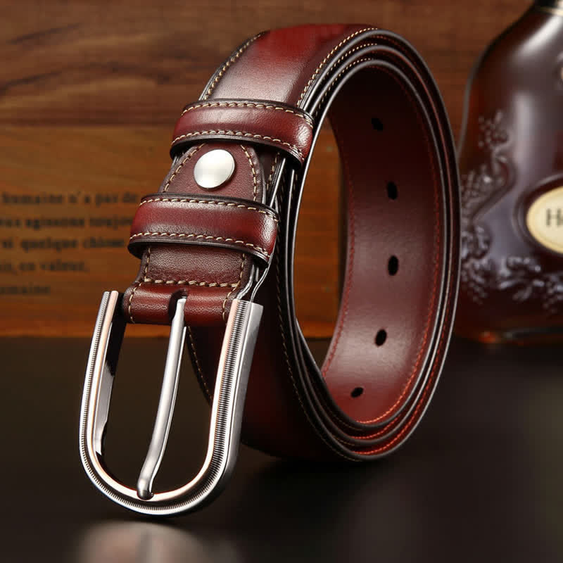 oliver | men's reversible leather belt brown