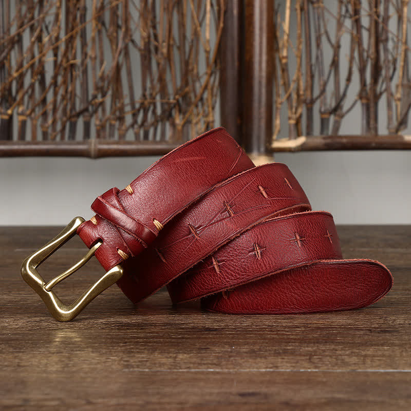 oliver | men's vintage leather belt