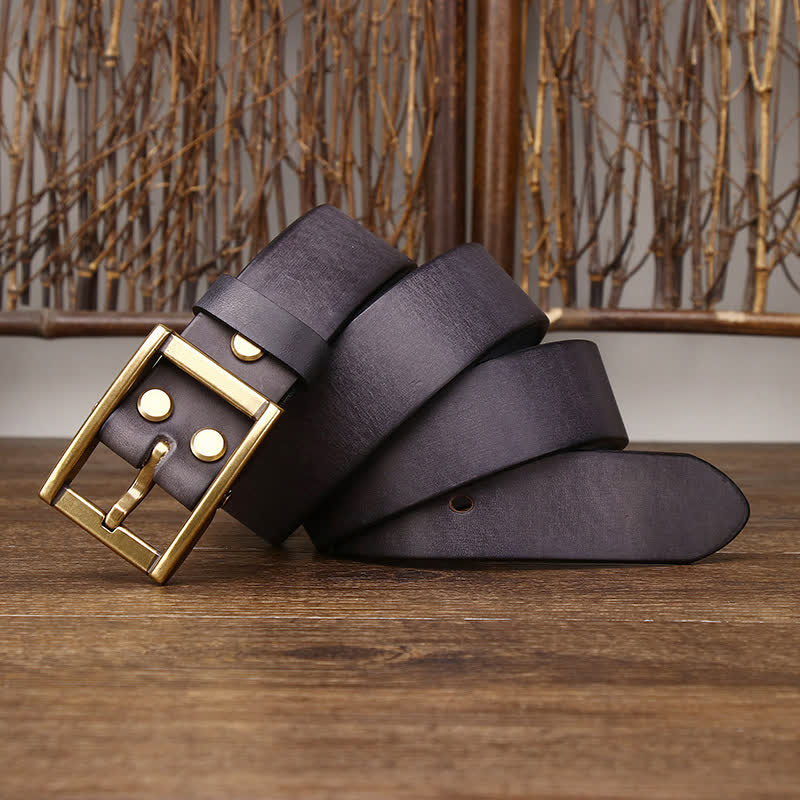 oscar | men's stud detail leather belt