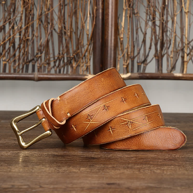 oliver | men's vintage leather belt