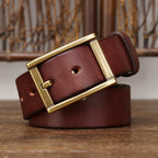 oscar | men's stud detail leather belt