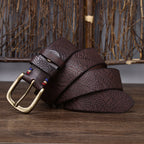 oscar | men's snakeskin grain leather belt