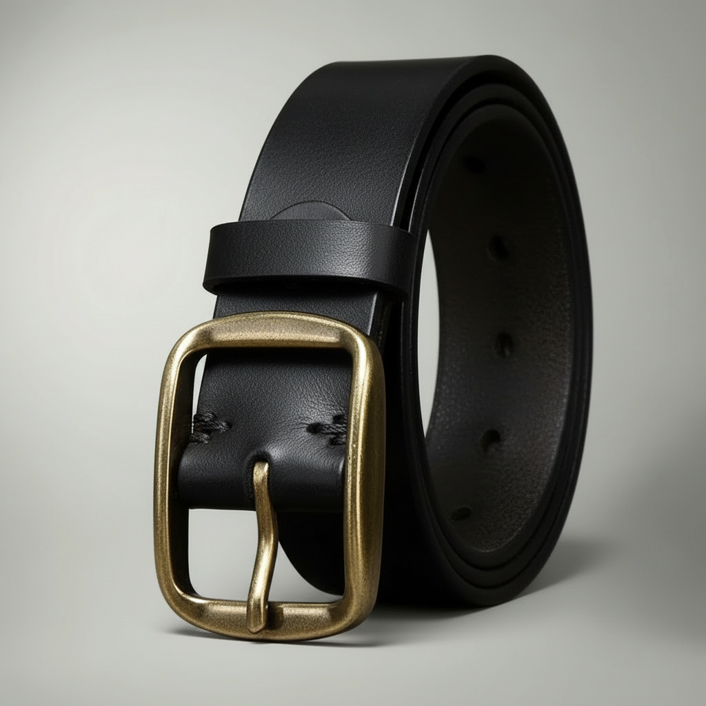 George | Distressed Cracked Leather Belt