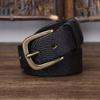 oscar | men's snakeskin grain leather belt