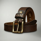 Arthur | Vintage Carved Leather Belt