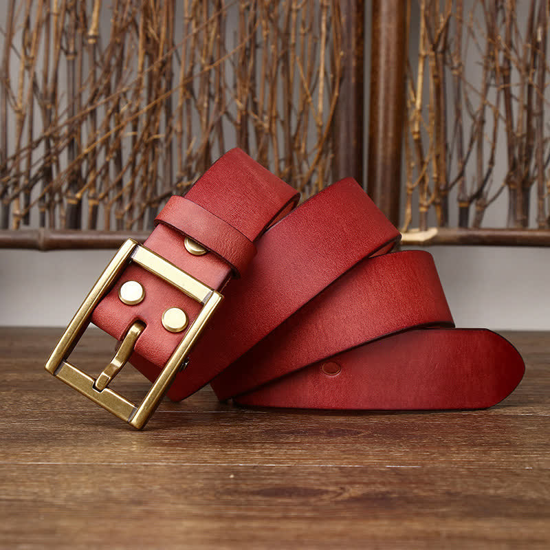 oscar | men's stud detail leather belt