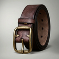George | Distressed Cracked Leather Belt