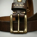 Arthur | Vintage Carved Leather Belt