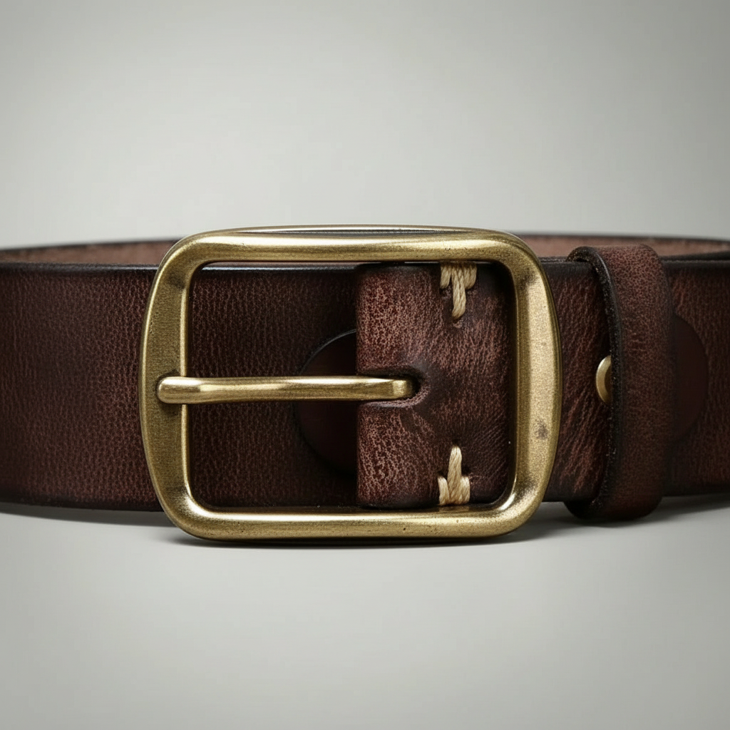 George | Distressed Cracked Leather Belt