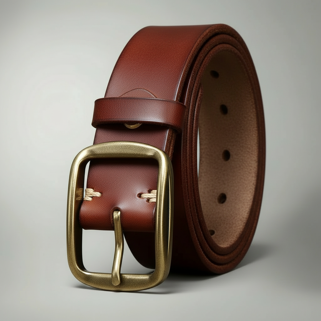 George | Distressed Cracked Leather Belt