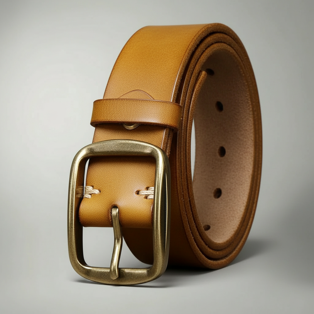 George | Distressed Cracked Leather Belt